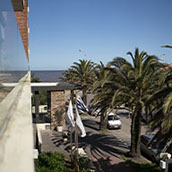 Vista panoramica de la rambla en hotel Cottage Carrasco